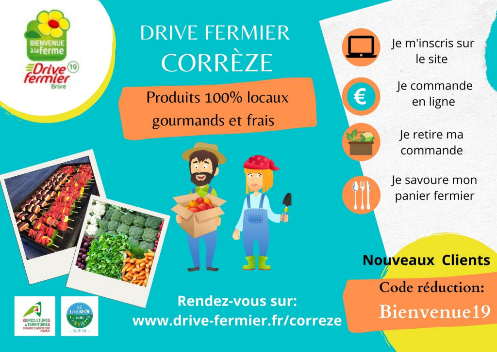 affiche drive fermier