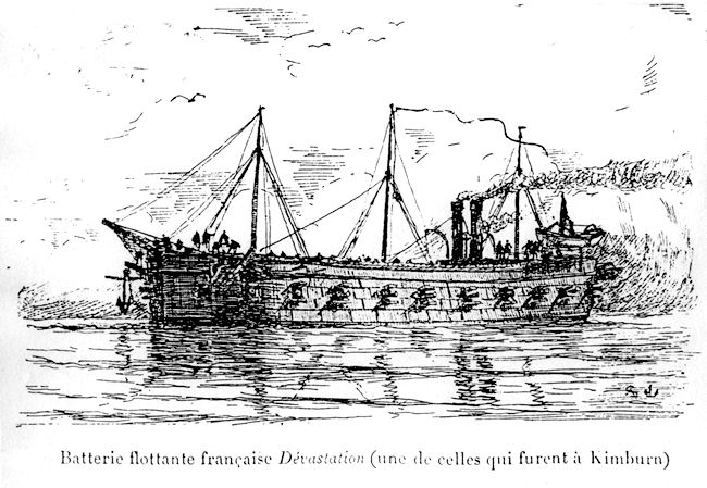 La batterie navale Dévastation