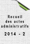 Recueil No 2014-2