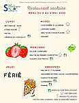 Menu restaurant scolaire